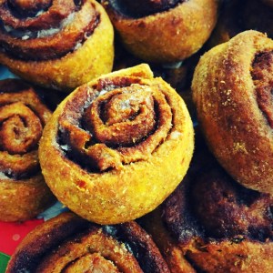 Kürbis-Zimtschnecken